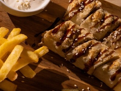 Ролл с курицей в лаваше